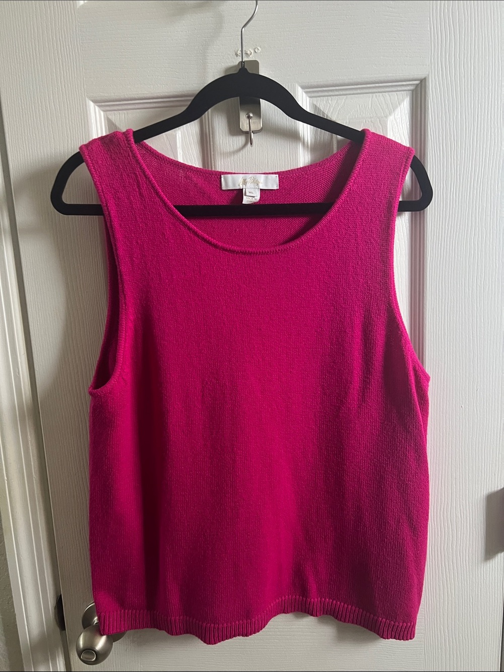 Lilly Pulitzer Amila Knit Sweater Shell “Mystique Pink”  XL